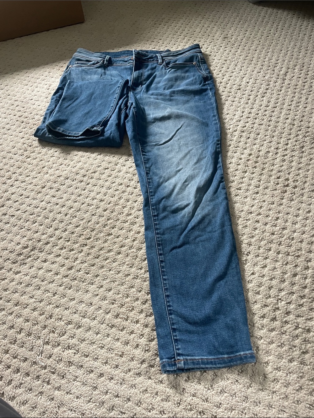 J. Jill Women's Blue Cropped Jeans